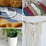 G2PLUS White Macrame Cotton Rope Cord 3mm 200M Craft Twine for DIY view 4
