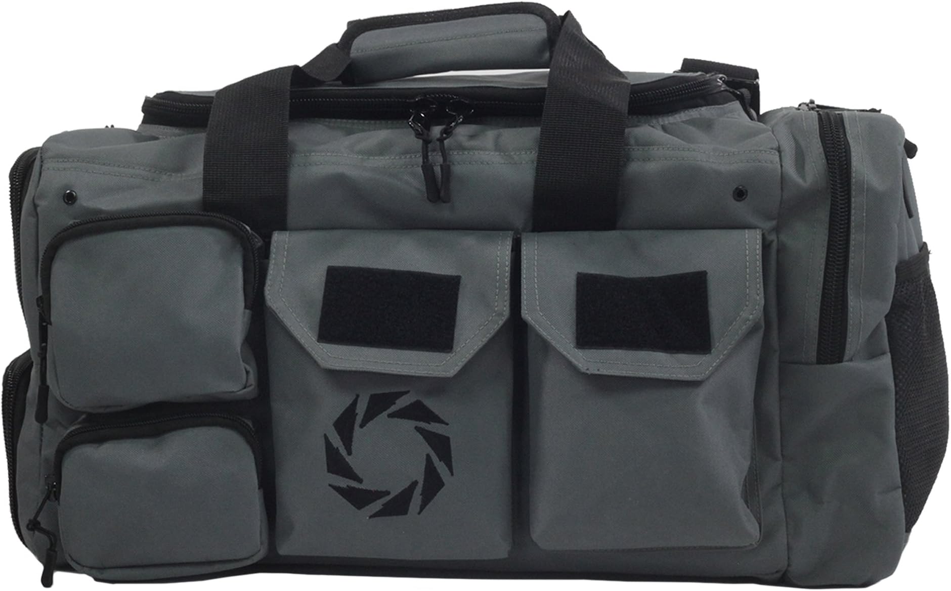 WODSuperStore Large Gym Bag with Shoe Compartment - by Rigor Gear - Workout Bag for Men & Women with Wet & Dry Pocket, Water Bottle Holder - Zipper & Velcro Pockets & Compartments for Workout Gear