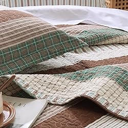 PANGUSHAN 100% Cotton Quilt Set Queen