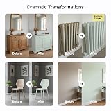 Hemway Aquamarine Blue Chalk Paint 1L Matt Finish Furniture & Walls view 5