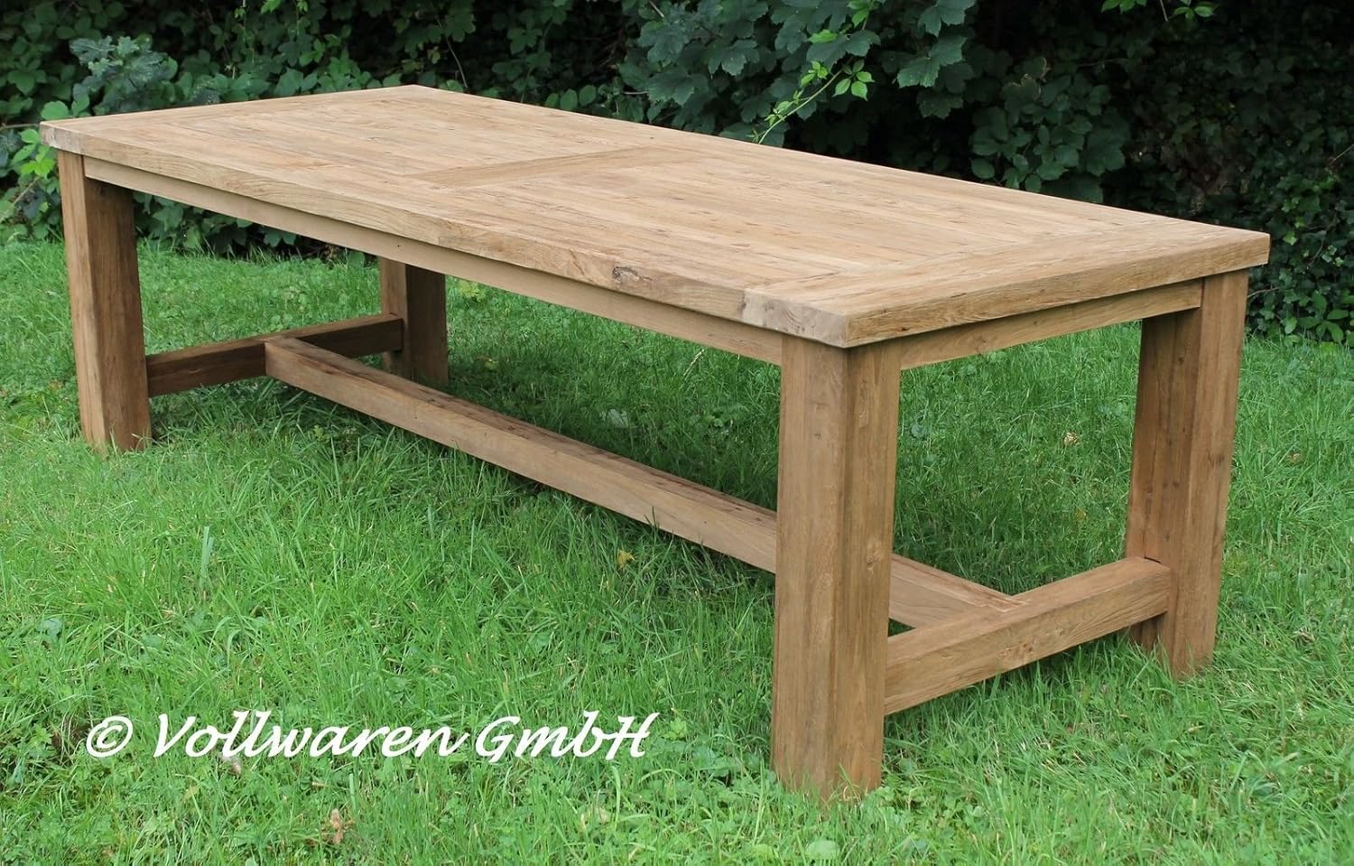 Teak Garden Table Solid Teak Wood Antique Tyrion 240x100 Table Table Garden Furniture Amazon De Kuche Haushalt