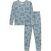 Modern Moments by Gerber unisex-baby Hacci Snug Fit 2-piece Pajama Set