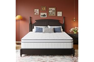 GSLEEPEE Twin Mattress, 8 Inch Twin Size Mattresses in a Box, Hybrid with Gel Memory Foam and Pocketed Springs for Motion Isolation & Enhanced Support, Medium Firm, CertiPUR-US Certified