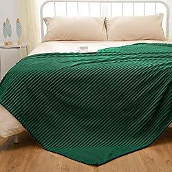 Vessia Flannel Fleece Throw Blanket for