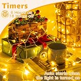 Ollny Fairy Lights Battery Operated 15m 150 LEDs Warm White IP44 view 4