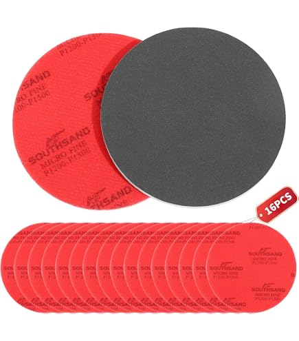 thumbnail image 2 of 12-Pack Bowling Ball Sanding Pads Kit - P2000 Grit Polishing Pads For Surface Maintenance, Scratch Repair & Texture Adjustment 2 of 6