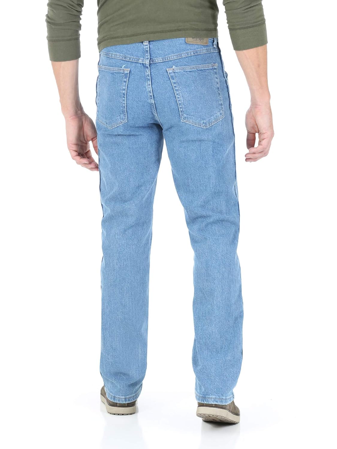 wrangler light stonewash jeans