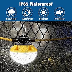 G GJIA 50FT Construction String Lights, IP65