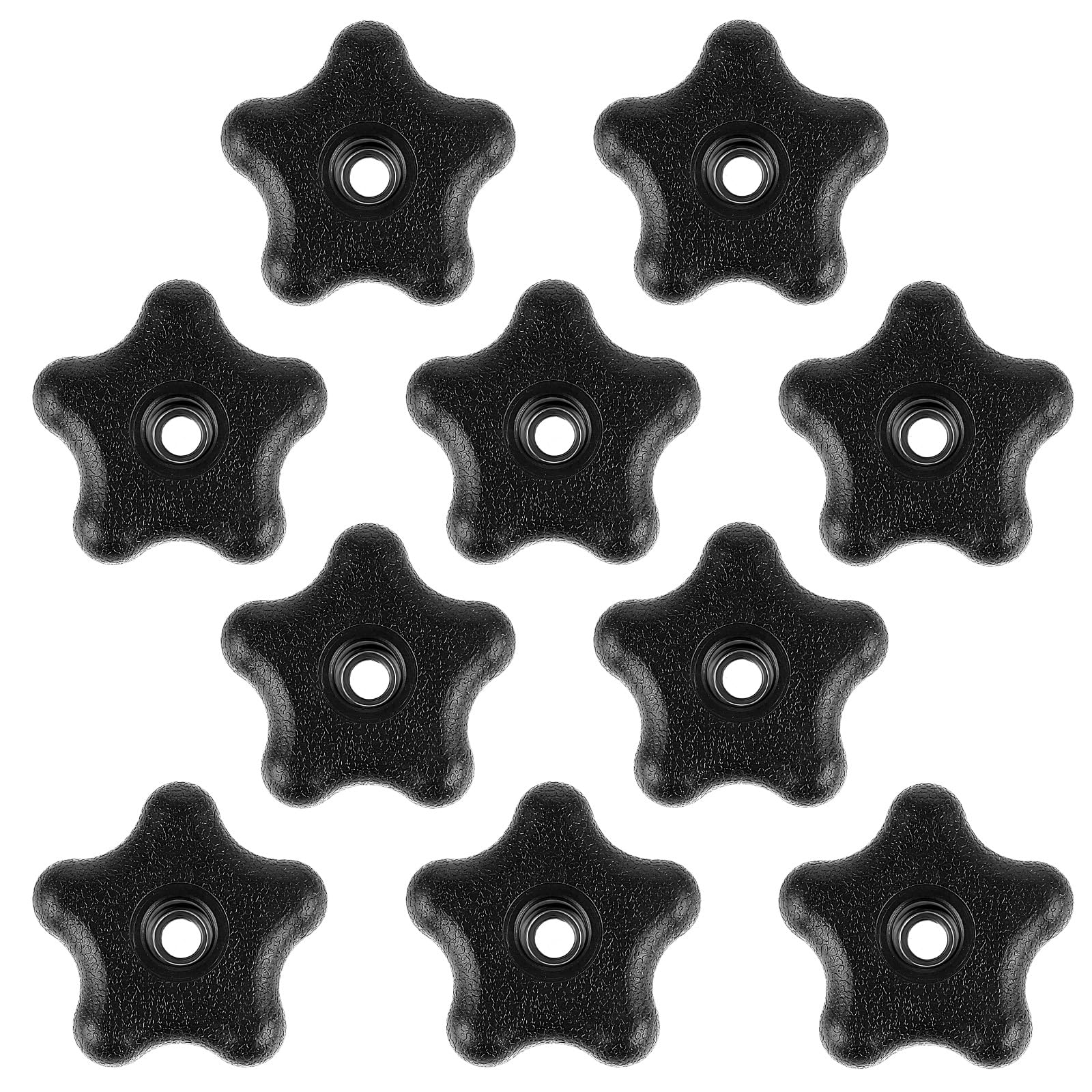 Photo 1 of JIEYAO 10 Pcs 5/16" 18 Female Thread T Track Bolts Jig Knobs, Plastic Thumb Screw Hardware Nuts Accessories for Woodworking Jigs & Fixtures