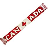 Canada Soccer Knit Scarf (Checkered)
