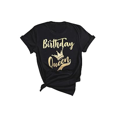 Buy Birthday Queen T Shirt Birthday Shirt For Women Birthday Gift For Mom Birthday Party Idea 100 Soft Cotton Online In Germany B08lhjvxgz