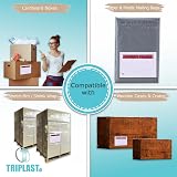 Triplast 1000 x A5 Documents Enclosed Wallets Clear Peel & Seal 225 x165 mm view 6
