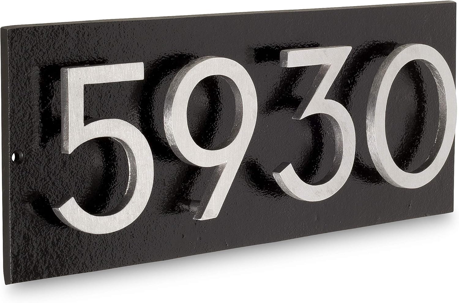 Address Signs - 40 Color Options, Powder Coated Aluminum Floating Modern 3