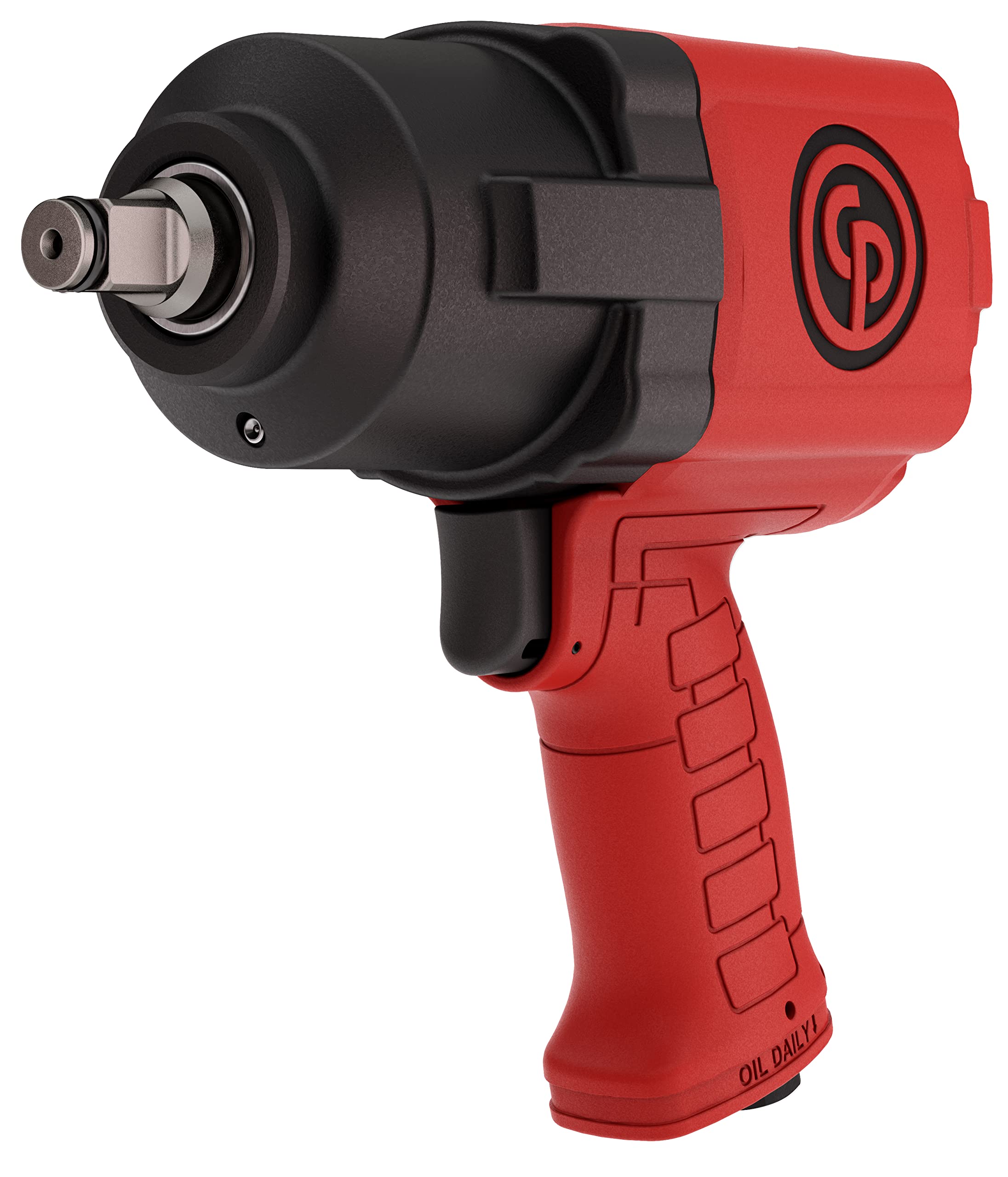 Chicago Pneumatic CP7741 1/2 Inch Air Impact Wrench, Pistol Handle, Max Torque Output 970 Nm