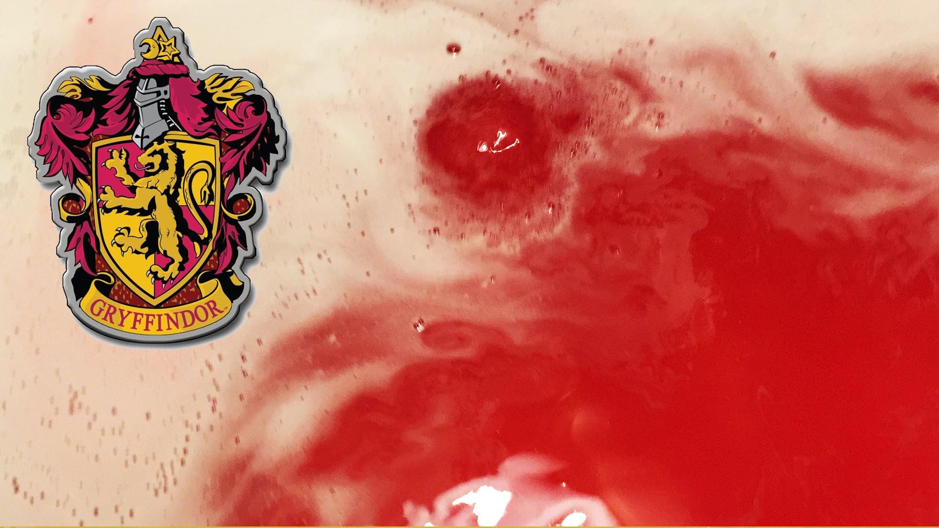 Harry Potter Inspired Sorting Hat Bath Bomb Hogwarts Wizard | In which House will your fate lie? Gryffindor, Slytherin, Hufflepuff, Ravenclaw | Free Spirit Bath and Body (Gryffindor)