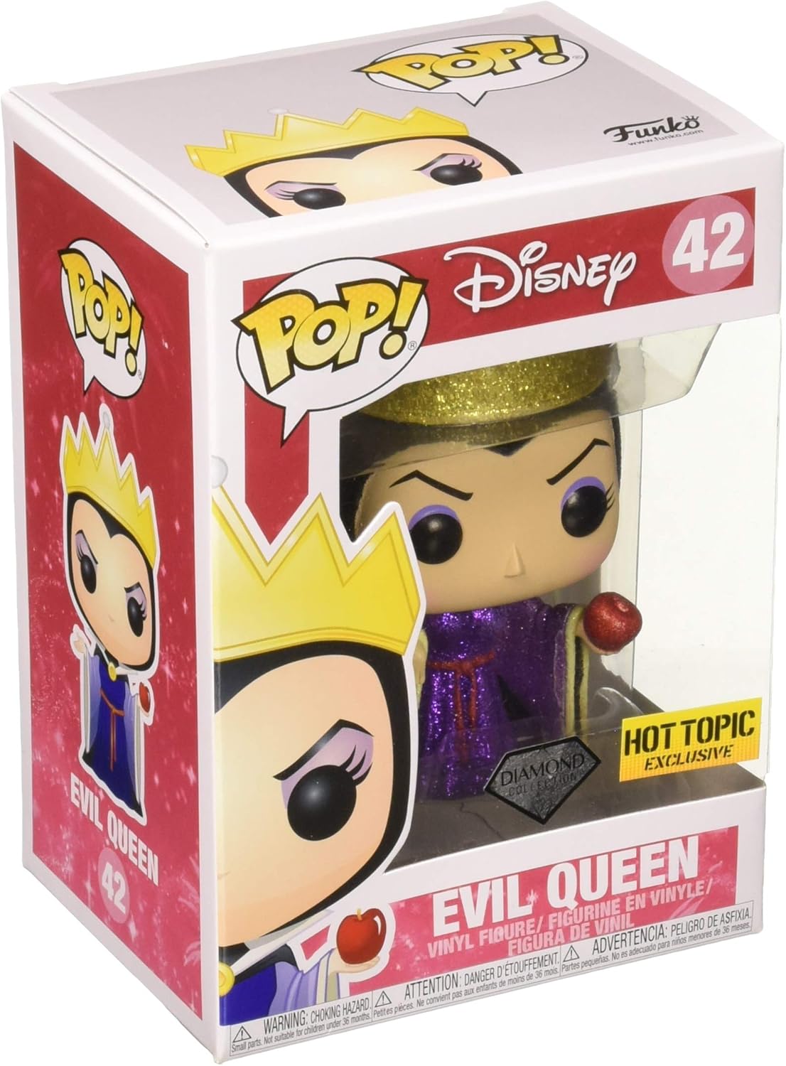 Funko Pop! Vinyl: Disney: Evil Queen Glitter, Snow White, Collectable Vinyl Figure, Gift Idea, Official Merchandise - Image 3