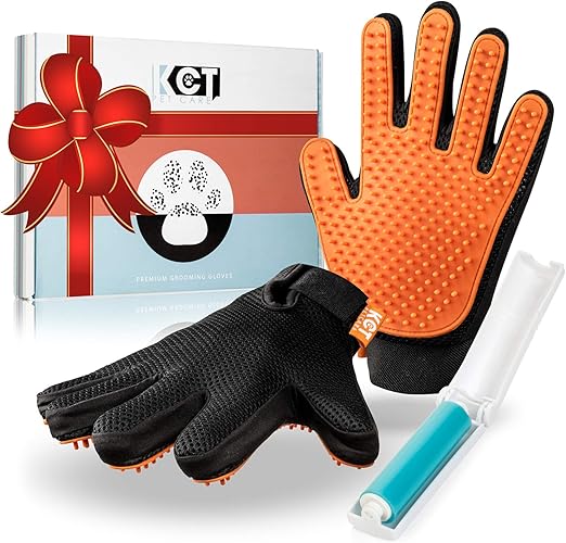 silicone pet grooming glove