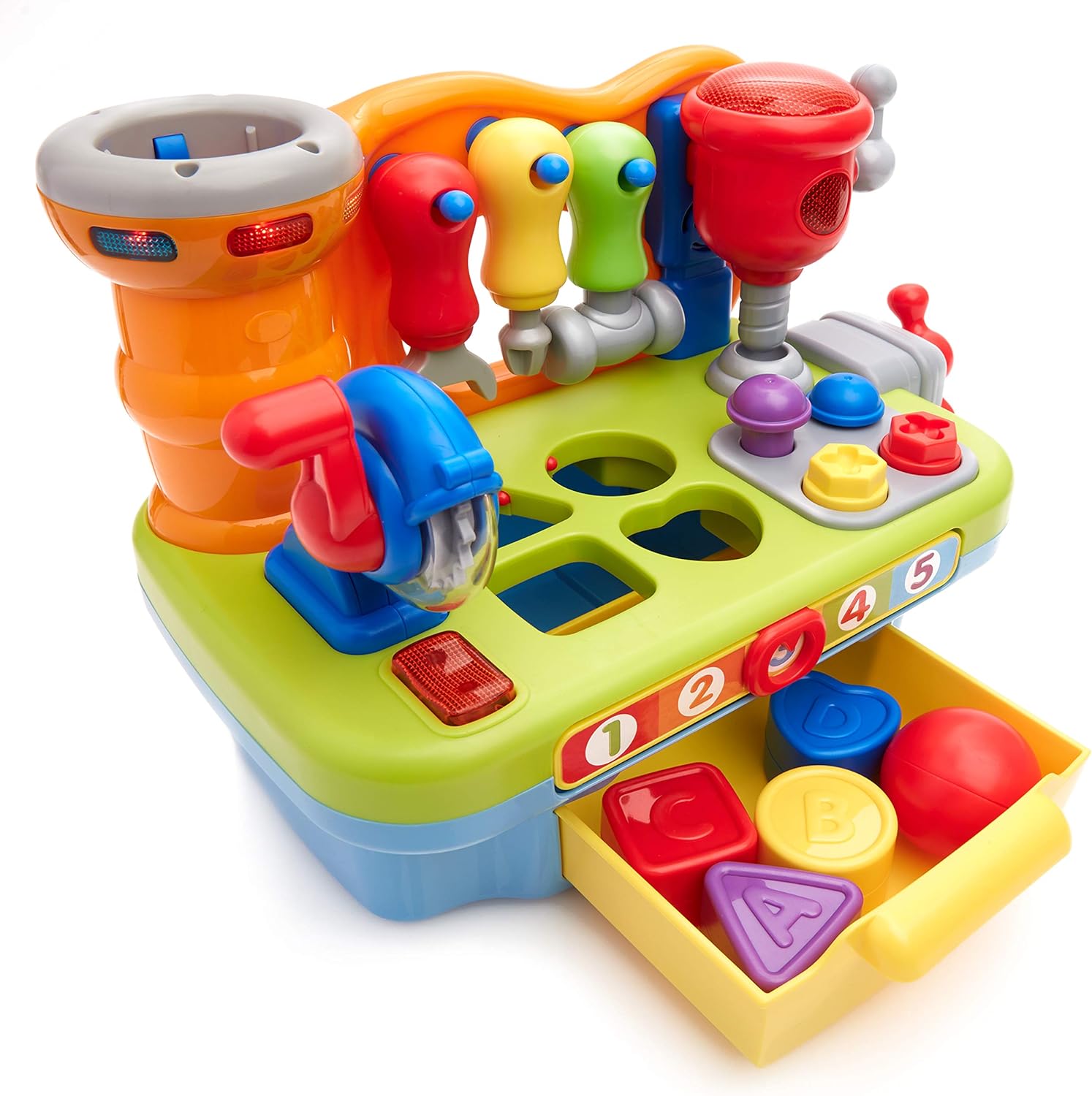 Play Pride® Musical Learning Workbench Toy for Kids Construction Work