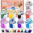 Butter Slime kit, 9 Pack Butter Slime Party Favor for Girls Boys, Slime Bulk Toy for Classroom Prizes, Easter Basket Stuffers, Goodie Bag Stuffers for Kids, Ideal Valentines Day Slime Gifts
