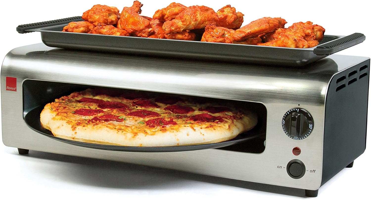 Ronco Pizza & More, Black/Stainless