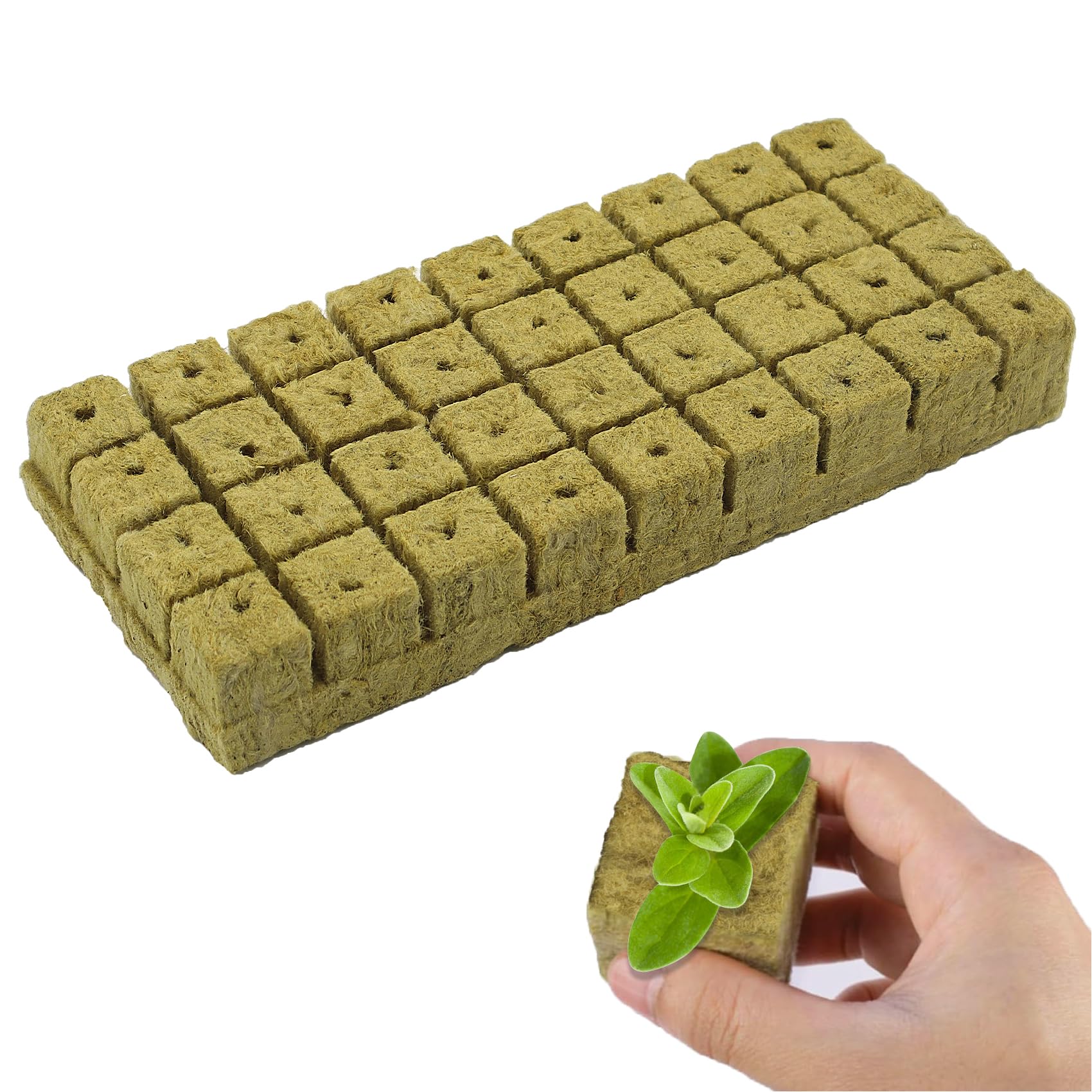 36 pieces hydroponics wool, garden rock wool, rock wool hydroponics, hydroponics rock wool, rock wool culture, rock wool culture, rock wool culture, rock wool cube (3 x 3 x 4 cm)