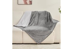 Yaning Waterproof Blanket 40"x60" for Adults, Reversible Waterproof Bed Cover for Dogs Cats Pets, Soft Leakproof Blanket for 