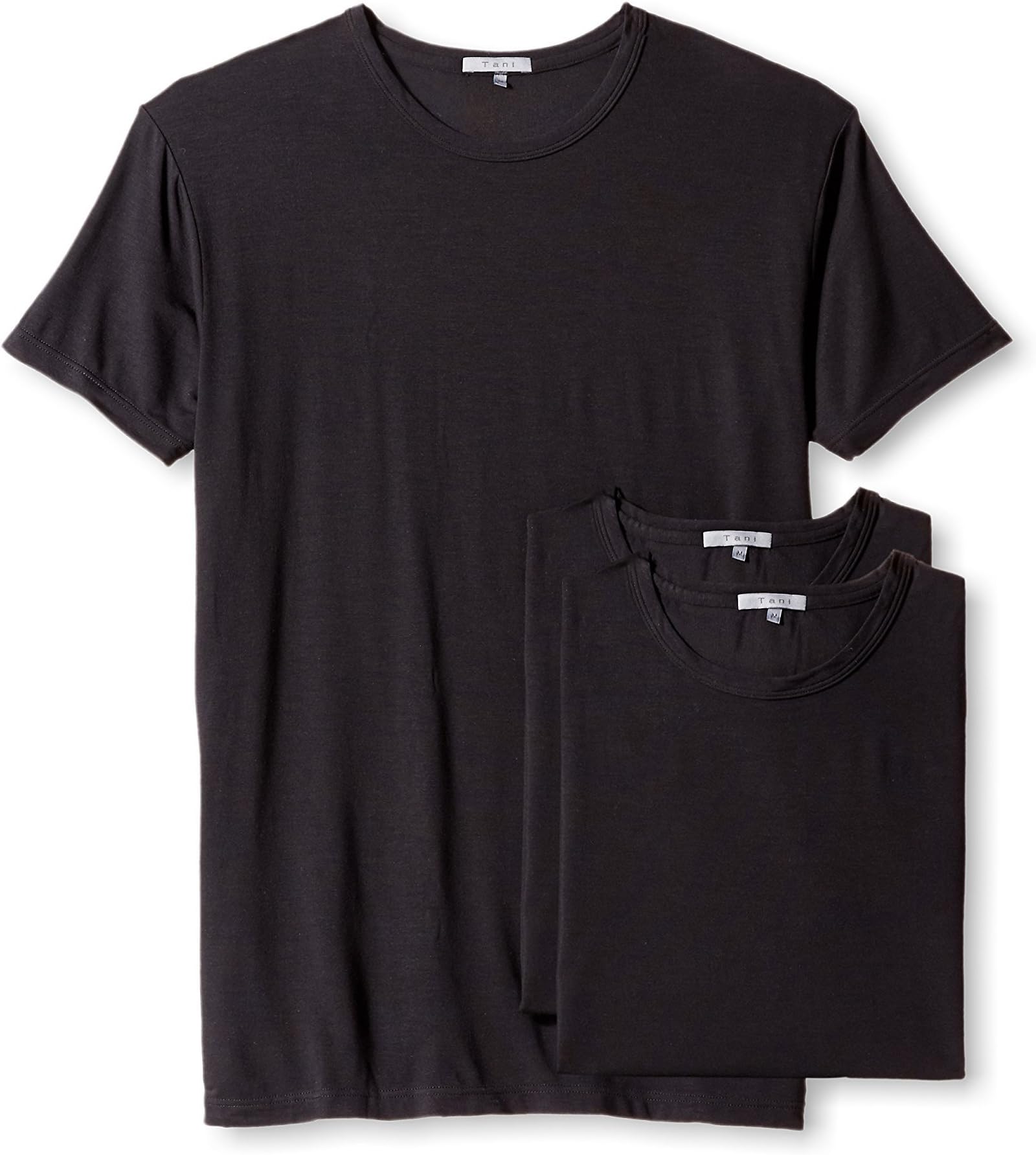 Tani Men's Crew Neck Short Sleeve Tee 3-Pack