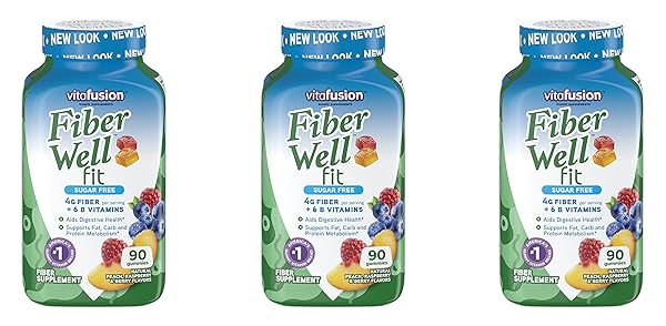 FIBER WELL FIT GUMMIES, 3 PACK (90 COUNT)