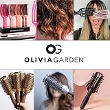 Olivia Garden iDetangle Hairbrush Medium Hair Detangler Wet Dry Grey view 6