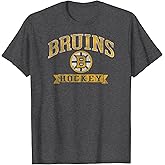 Boston Bruins Vintage Hockey Dark Heather NHL T-Shirt