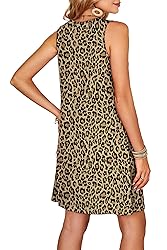 OFEEFAN Leopard Print Dress Cheetah Summer 2025