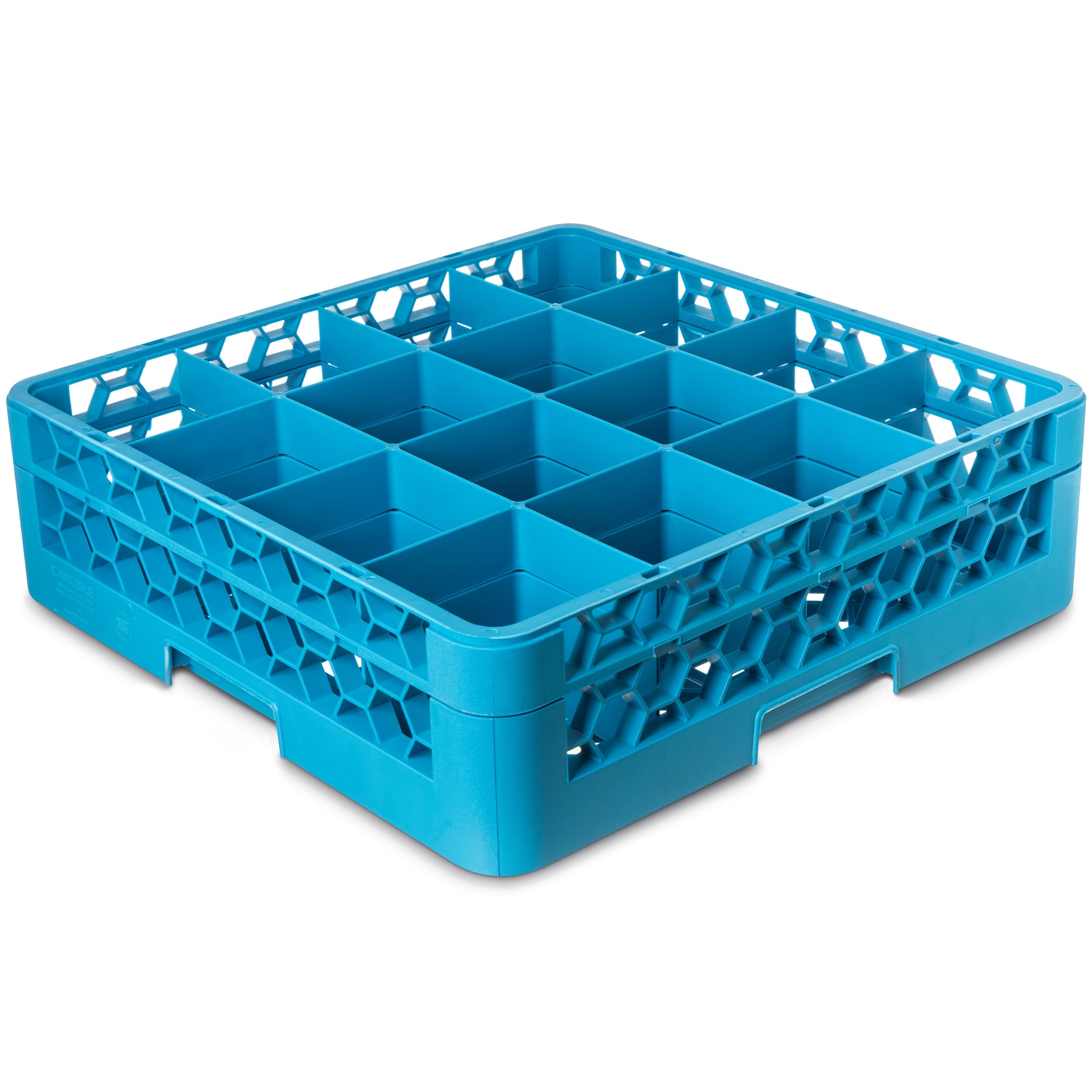 Utopia Warewashing, CARG16-114000-B01001, 16 Compartment Glass Rack + 1 Extender (Box of 1)