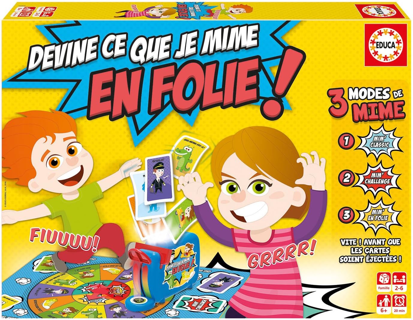 Educa Borrás - 16869.0 - Guess what I mime en made!, Multicolored, L