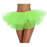 Women's, Teen, Adult Classic Elastic 3, 4, 5 Layered Tulle Tutu Skirt