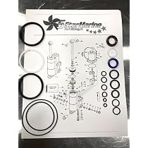 Partscollect Trim & Tilt Rebuild Kit – For Evinrude Johnson 40-50 HP 1989-2004 – OEM 435567, 0435567, 1-Year Warranty