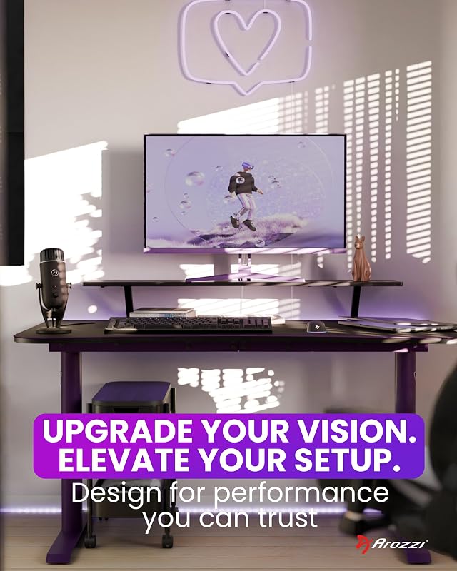 Nova 32" QHD 2560×1440 IPS Gaming Monitor, 180 Hz, 1 ms, FreeSync, HDR, Colunas Integradas – Roxo