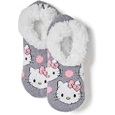Hello Kitty Women's Teddy Fur Slipper Socks