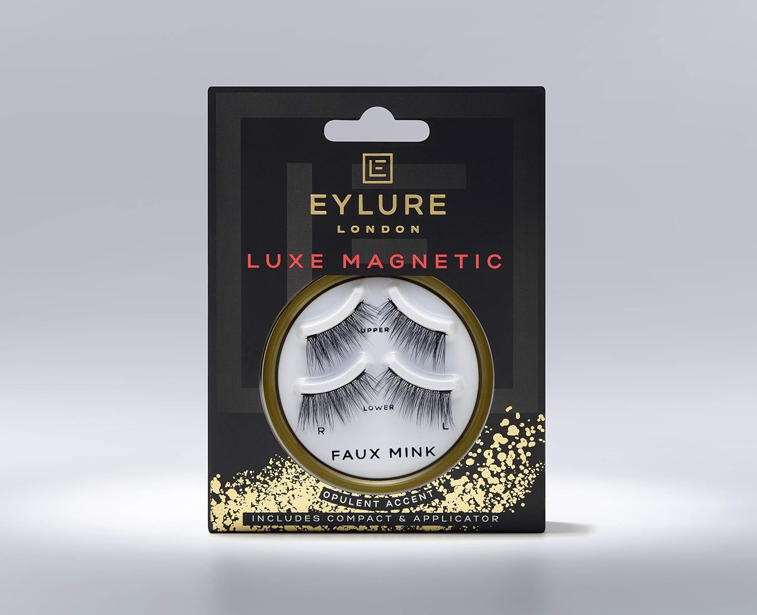 Eylure Luxe Magnetic Accent False Lashes, Opulent, 1 pair (Pack of 1) - Image 5