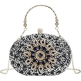 Suhatjia Rhinestone Evening Clutch Purses for Women Evening Weddings,Party Purses Crystal Diamond Glitter Sparkly Handbag