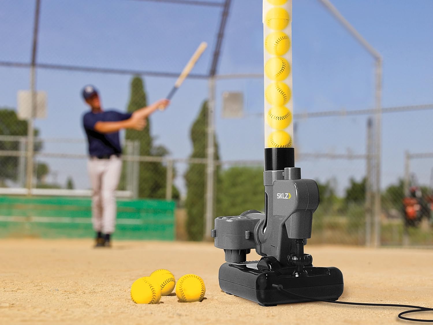 SKLZ Lightning Bolt Baseball Pitching Machine : Baseball Pitching Machines : Sports & Outdoors