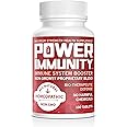 Power Immunity Homeopathic Immune System Booster, Maximum Strength Health Supplement with Pokeweed, Spurge Olive and Bulbous Buttercup, All Natural, Non GMO, 100 Tablets