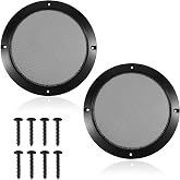 Speaker Grill 4" Metal Mesh Speaker Covers Subwoofer Guard Protector Case with Mounting Screws for Home Audio Car Speakers 2 PCS