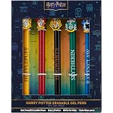Get Trend Harry Potter 5pcs Erasable Gel Ink Pens Cute Writing Pens for Kids Fun Stationery Set Kawaii Journaling Supplies Gift Set Cool Pen Gifts for Kids (Harry Potter)