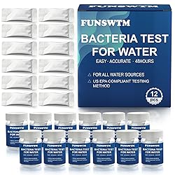 Coliform Bacteria Test Kit: 12-Pack Easy at-Home