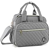 Crossbody Small Diaper Bag, Cute Mini Baby Diaper Tote Bags with Insulated Pockets for Traveling Outdoor Parent