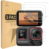 Mr.Shield 3-Pack Tempered Glass Screen Protector for Insta360 Ace Pro 2 | [3x Lens &amp; Touch Screen Glass + 3x PET (Not Glass) Small Screen Protector] Japan Glass with 9H Hardness