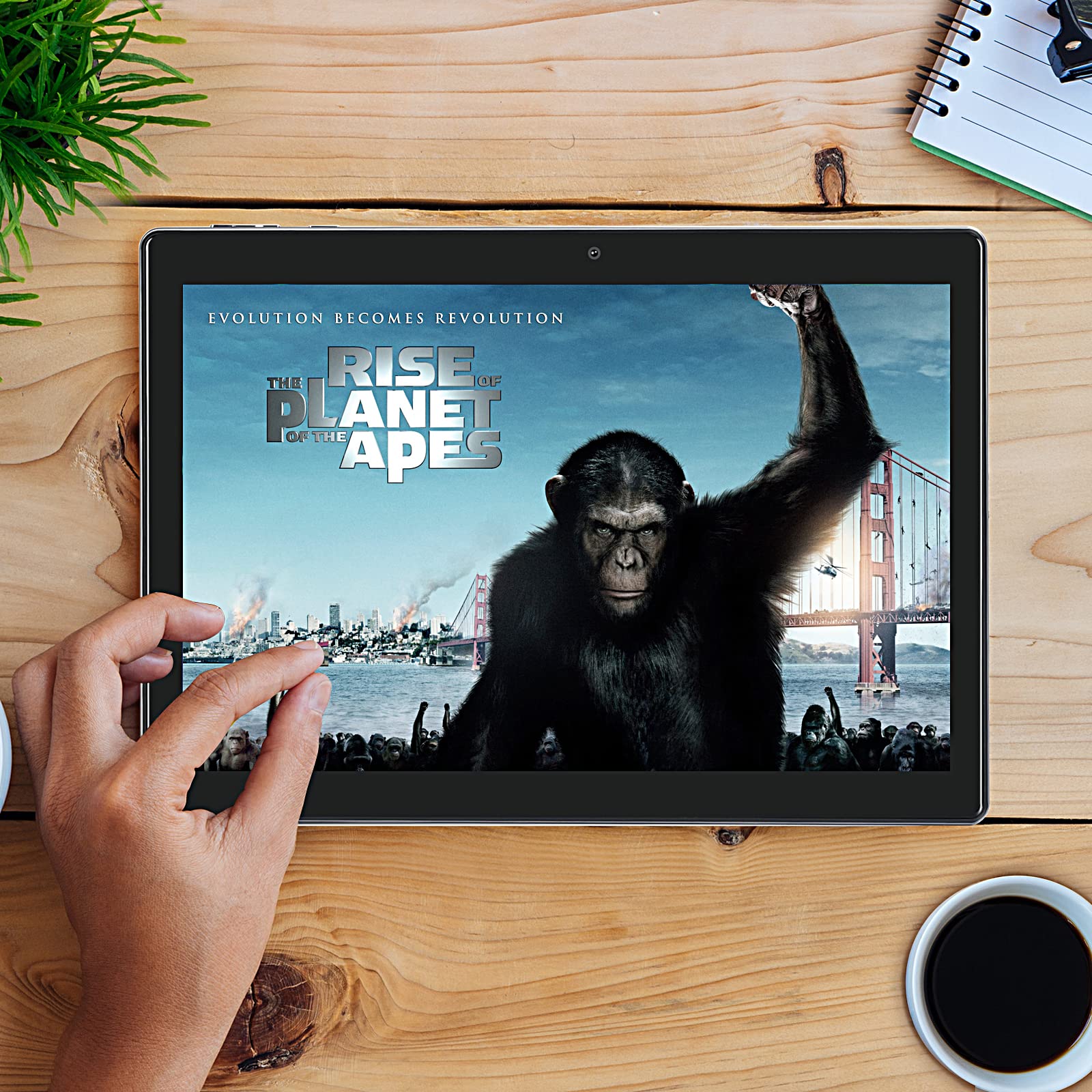 Tablet, Android 11 Tablet, HAOVM MediaPad S30 10.1 inch Android Tablet, Quad-Core 1.6GHz Processor, 1920x1200 IPS FHD Display, 3GB RAM, 512GB Expandable, 13MP Camera, 5.0 WiFi, 6000mAh Battery, Type-C