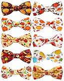 PET SHOW 10 Pack Thanksgiving Small Dog Bow Ties