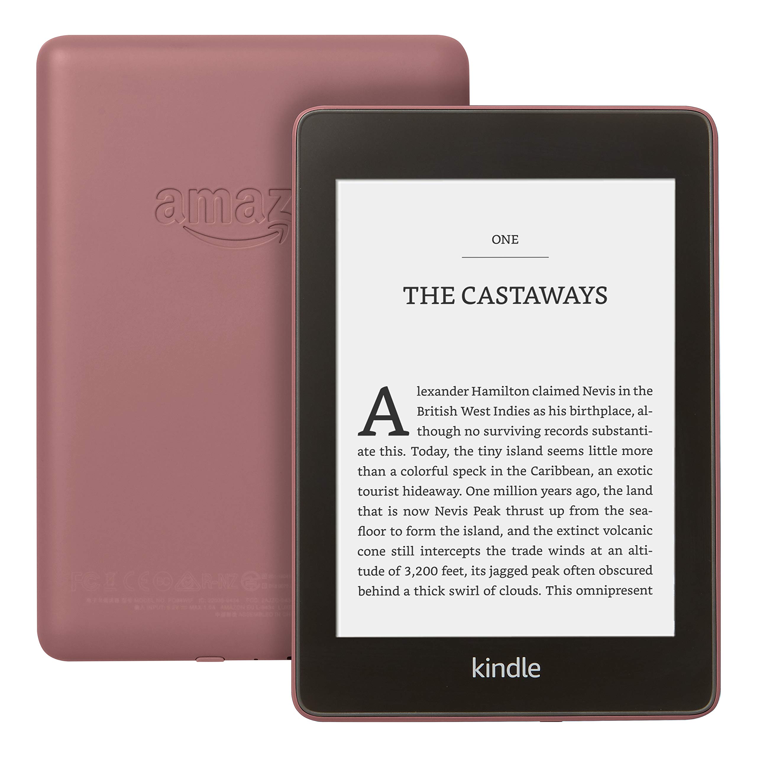 Kindle Paperwhite | Waterproof, 6" High-Resolution Display, 8GB—with Ads—Plum + Kindle Unlimited (auto-renewal applies)