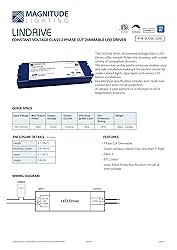 LED Driver - 12V Magnitude - 20W Lindrive